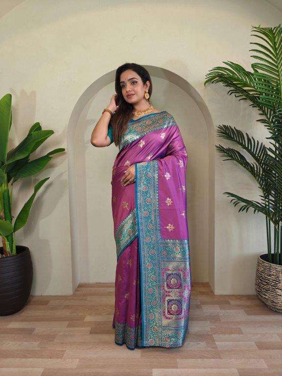 BHANUPRIYA BY ASLIWHOLESALE DESIGNER PURE BANARASI SAREES-00282