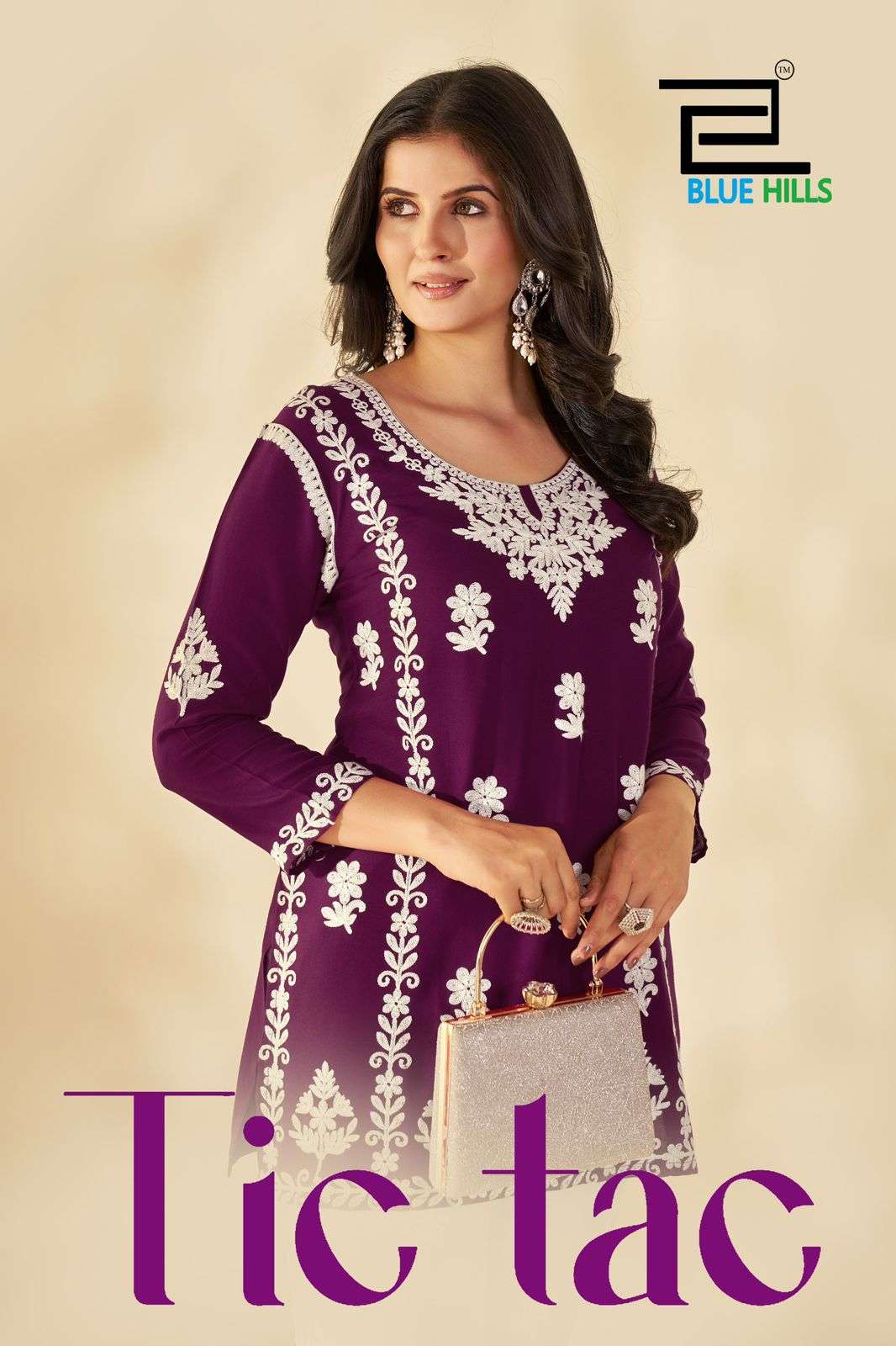 BLUE HILLS TIC TAC 1001 TO 1004 SERIES PURE RAYON PRINTED KURTIS-00099