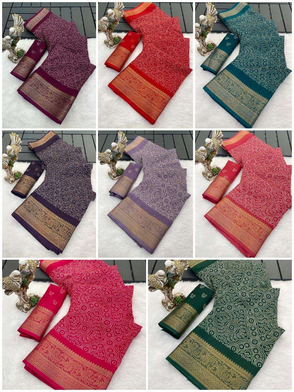 884 HIT DESIGN BY ASLIWHOLESALE DESIGNER PURE SOFT DOLA COTTON PRINTED SAREES-00284