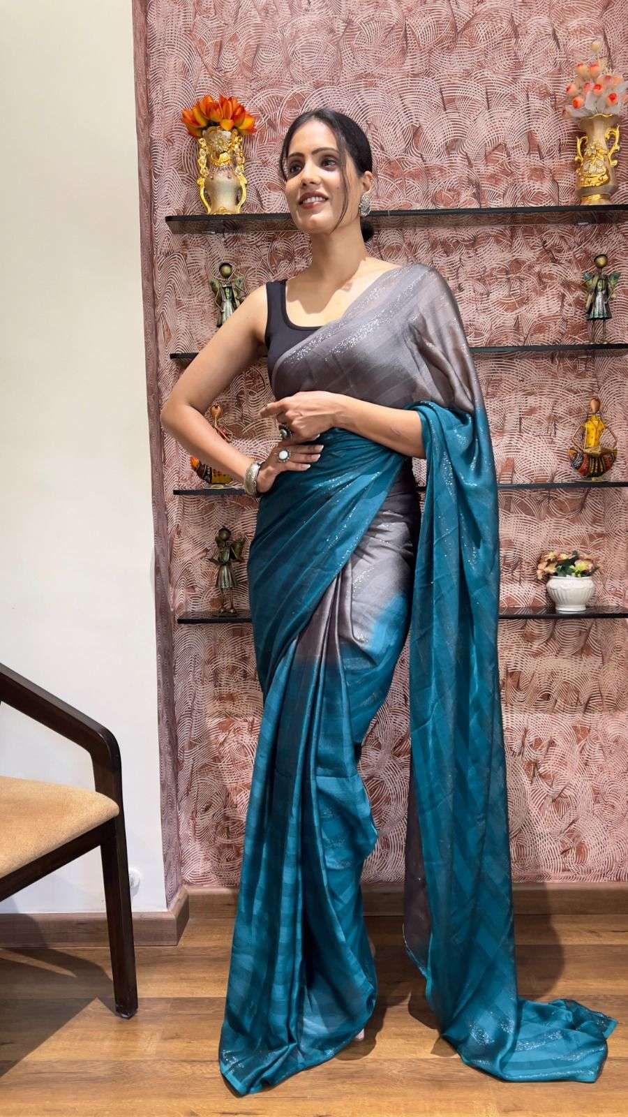 CORA VOL-17 BY ASLIWHOLESALE DESIGNER PURE  SOFT RIMZIM GEORGETTE SAREES-00284