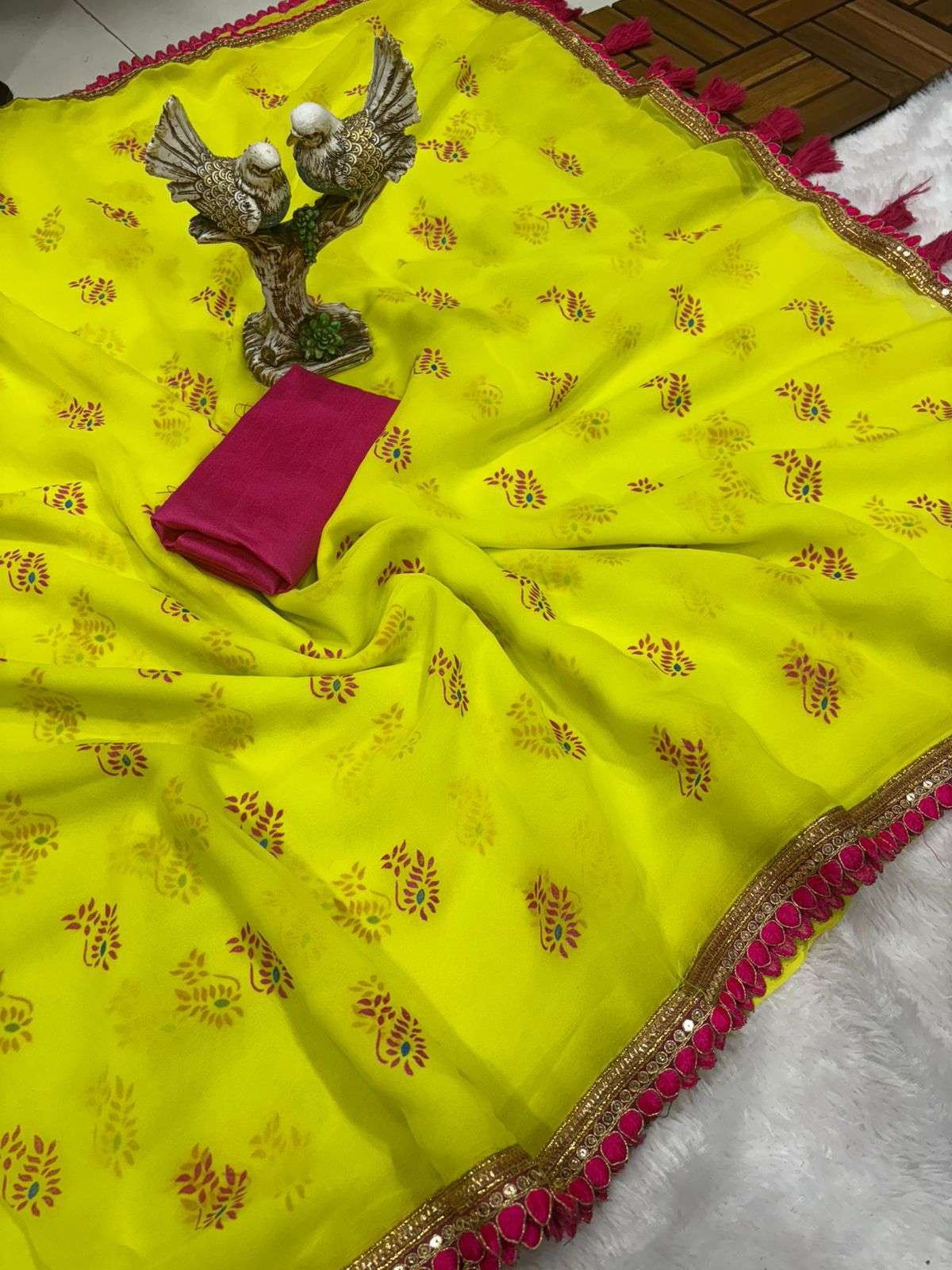 CORA VOL-18 BY ASLIWHOLESALE DESIGNER PURE GEORGETTE SAREES-00284