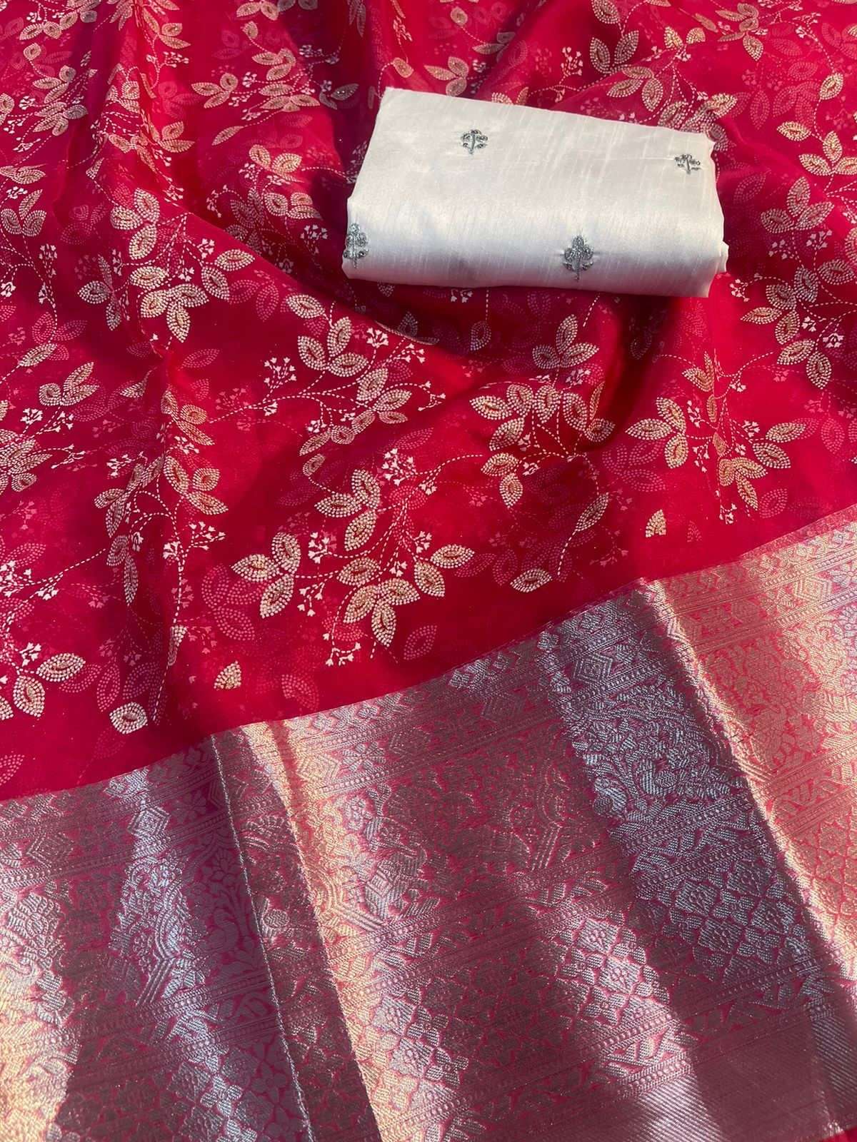 CORA VOL-19 BY ASLIWHOLESALE DESIGNER PURE KANCHIPURAM ORGANZA SAREES-00284