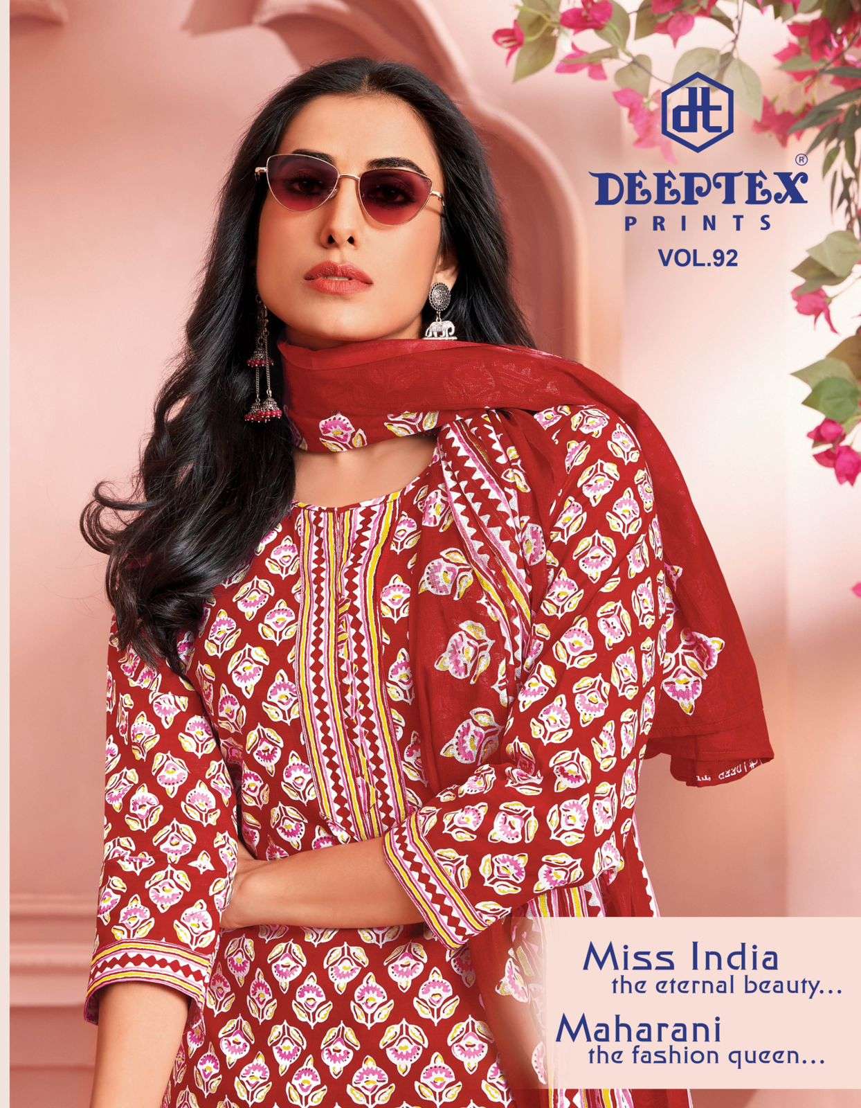 DEEPTEX MISS INDIA VOL-92 9201 TO 9216 SERIES PURE COTTON PRINTED DRESSES-00201