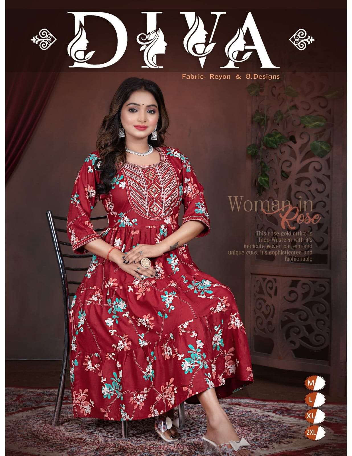 DIVA VOL-13 BY ASLIWHOLESALE DESIGNER PURE RAYON PRINTED KURTIS-00093