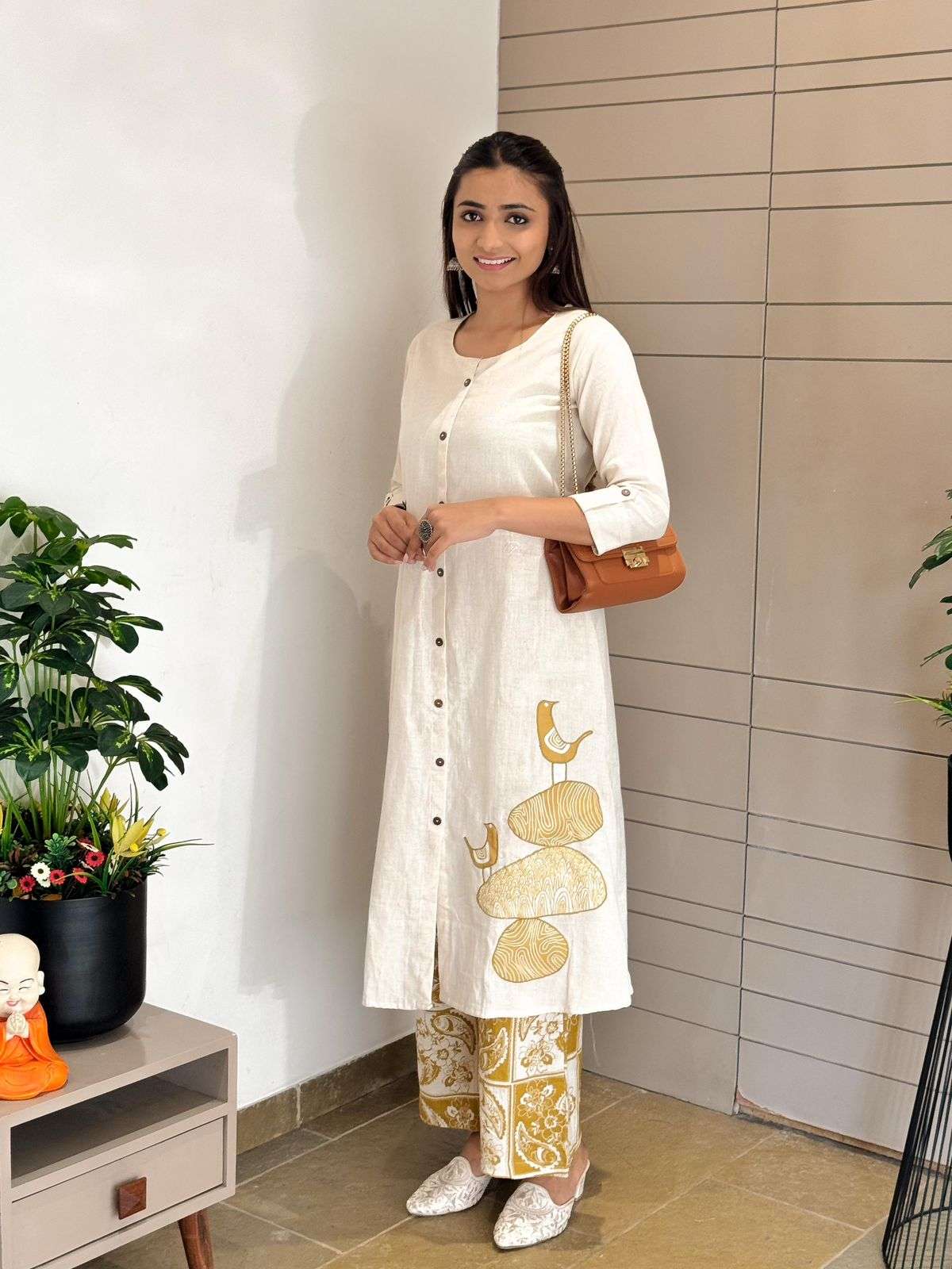 ENSTINKT PLUSH COTTON SERIES - 2  PURE COTTON PEINTED KURTIS-00288
