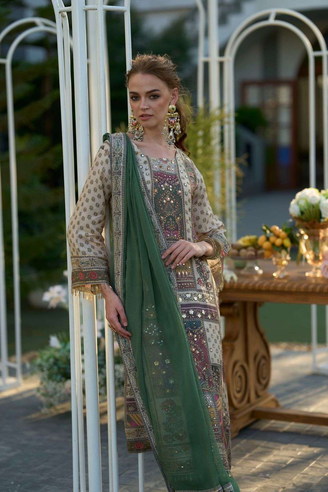 ENSTINKT PLUSH COTTON SERIES-31 PURE CREAP DRESSES-00288