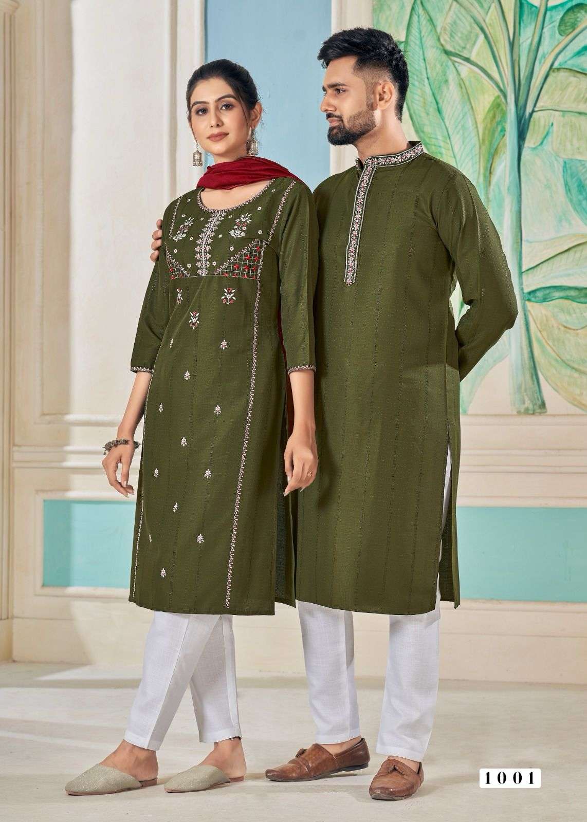 FESTIVAL BY ASLIWHOLESALE DESIGNER PURE VISCOSE EMBROIDERY DRESSES-00097