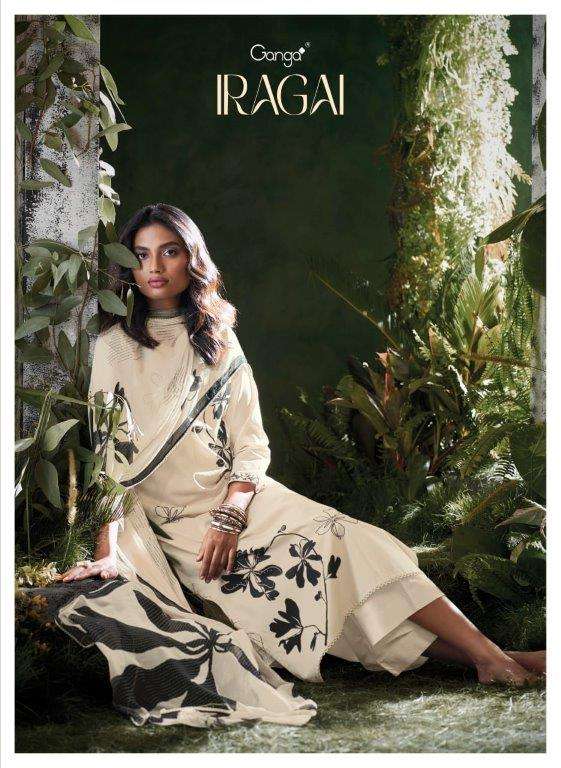 GANGA FASHION LRAGAI 2267 TO 2272 SERIES PURE COTTON PRINTED EMBROIDERY DRESSES-00252