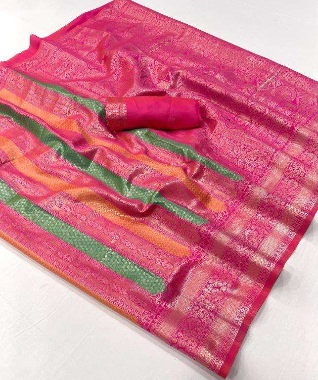 GIRIRAJ VOL-7 BY ASLIWHOLESALE DESIGNER PURE SILK SAREES-00178