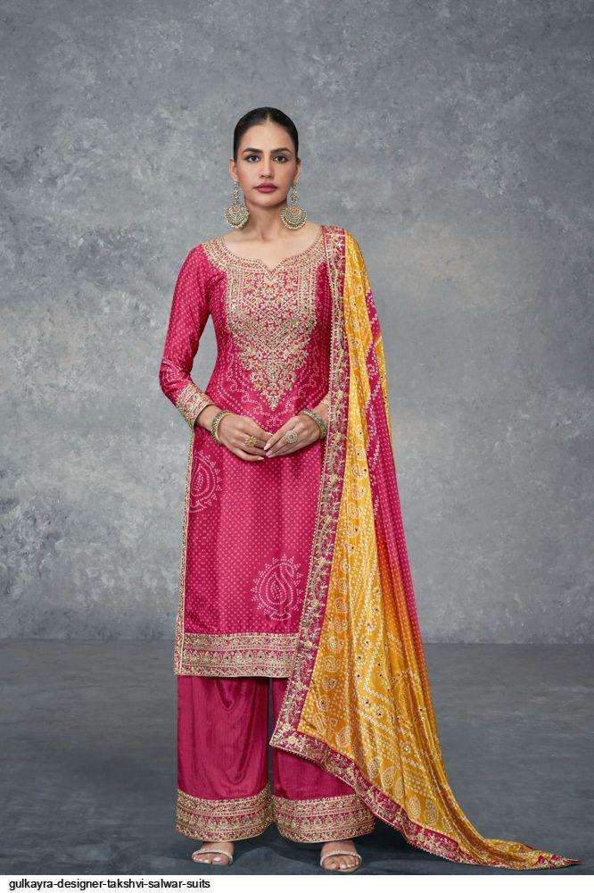 GULKAYRA TAKSHVI CHINON PRINTED DRESSES-00028