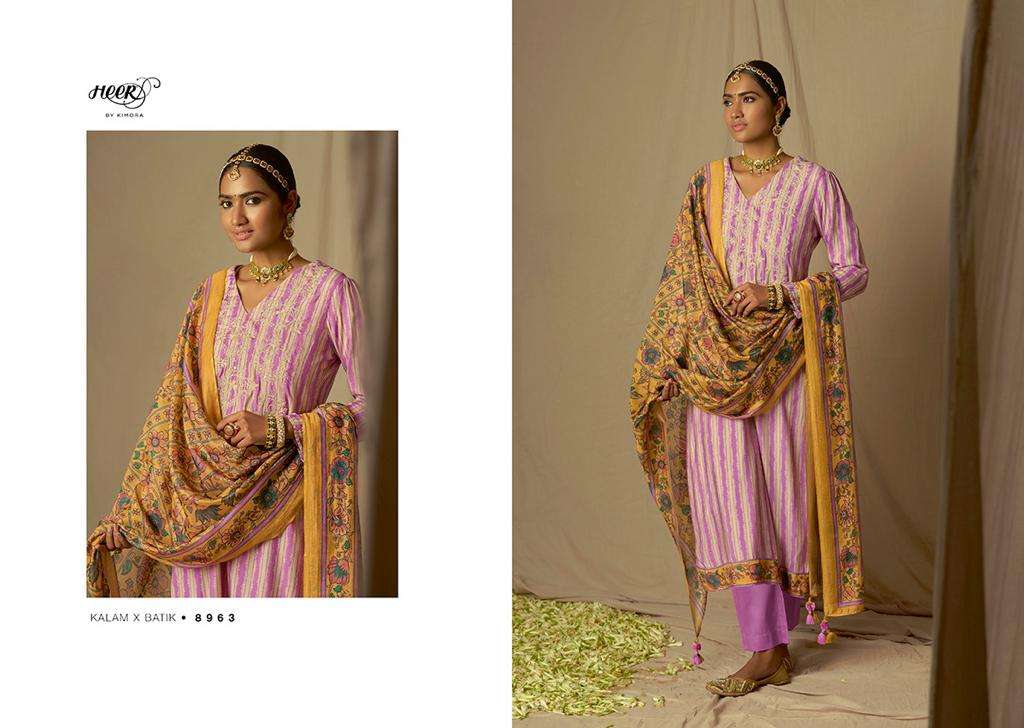 HEER KALAM X BATIK DESIGNER MUSLIN SILK DRESSES-00028