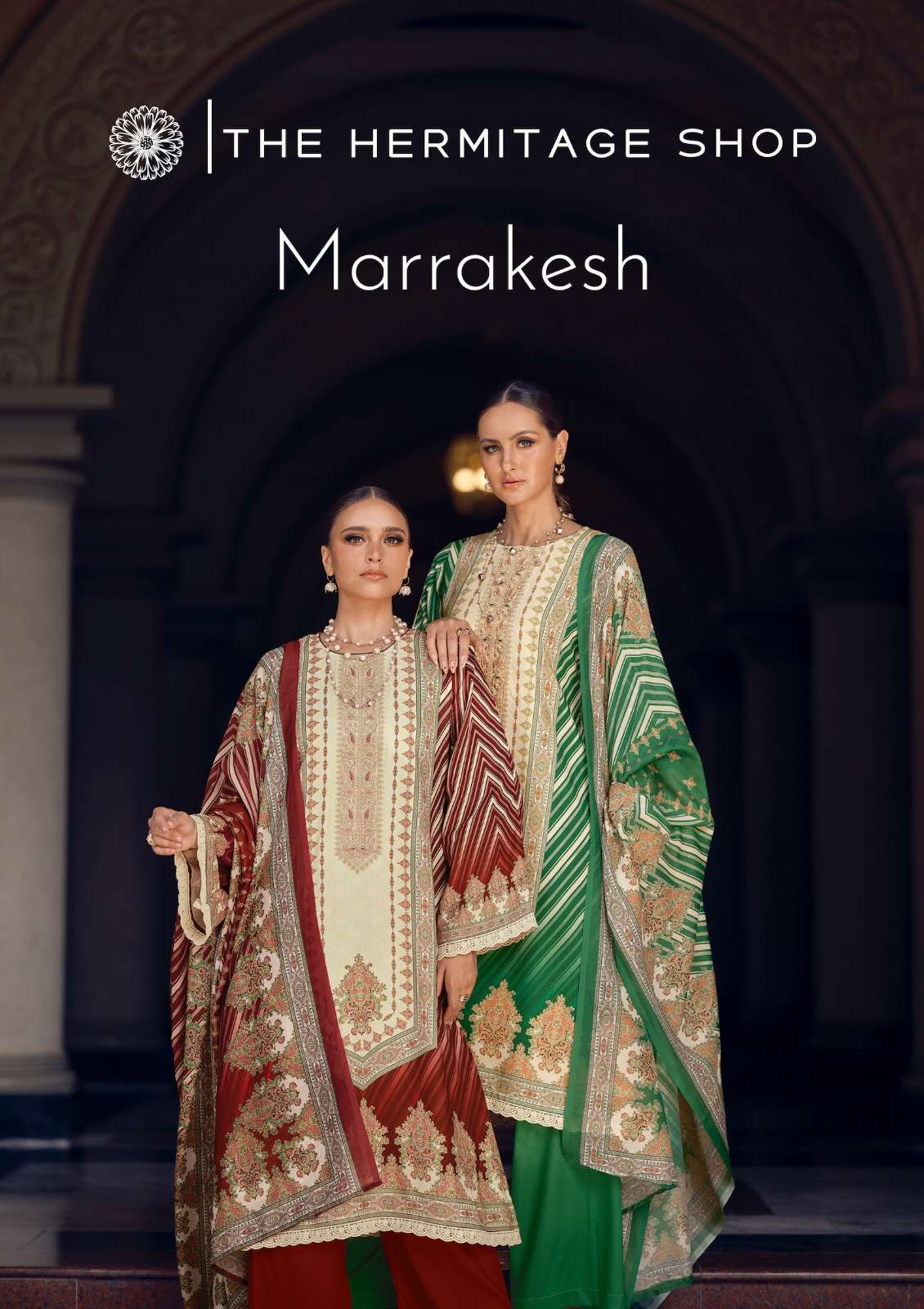 HERMITAGE MARRAKESH PURE JAAM SATIN PRINTED PAKISTANI DRESSES-00011