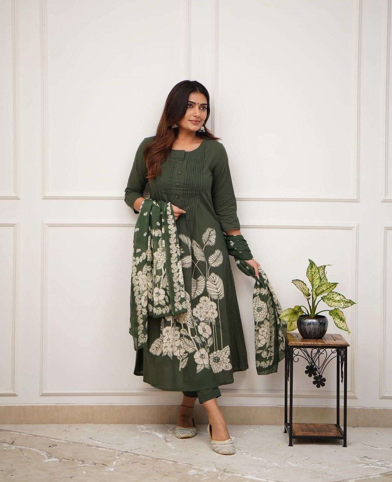 HIMANSHI VOL-813 BY ASLIWHOELSALE DESIGNER PURE COTTON DRESSES-00211