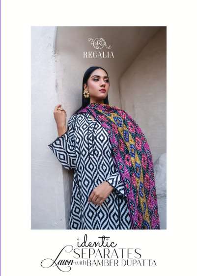 IDENTIC BY ASLIWHOLESALE DESIGNER PURE LAWN PRINTED PAKISTANI DRESSES-00201