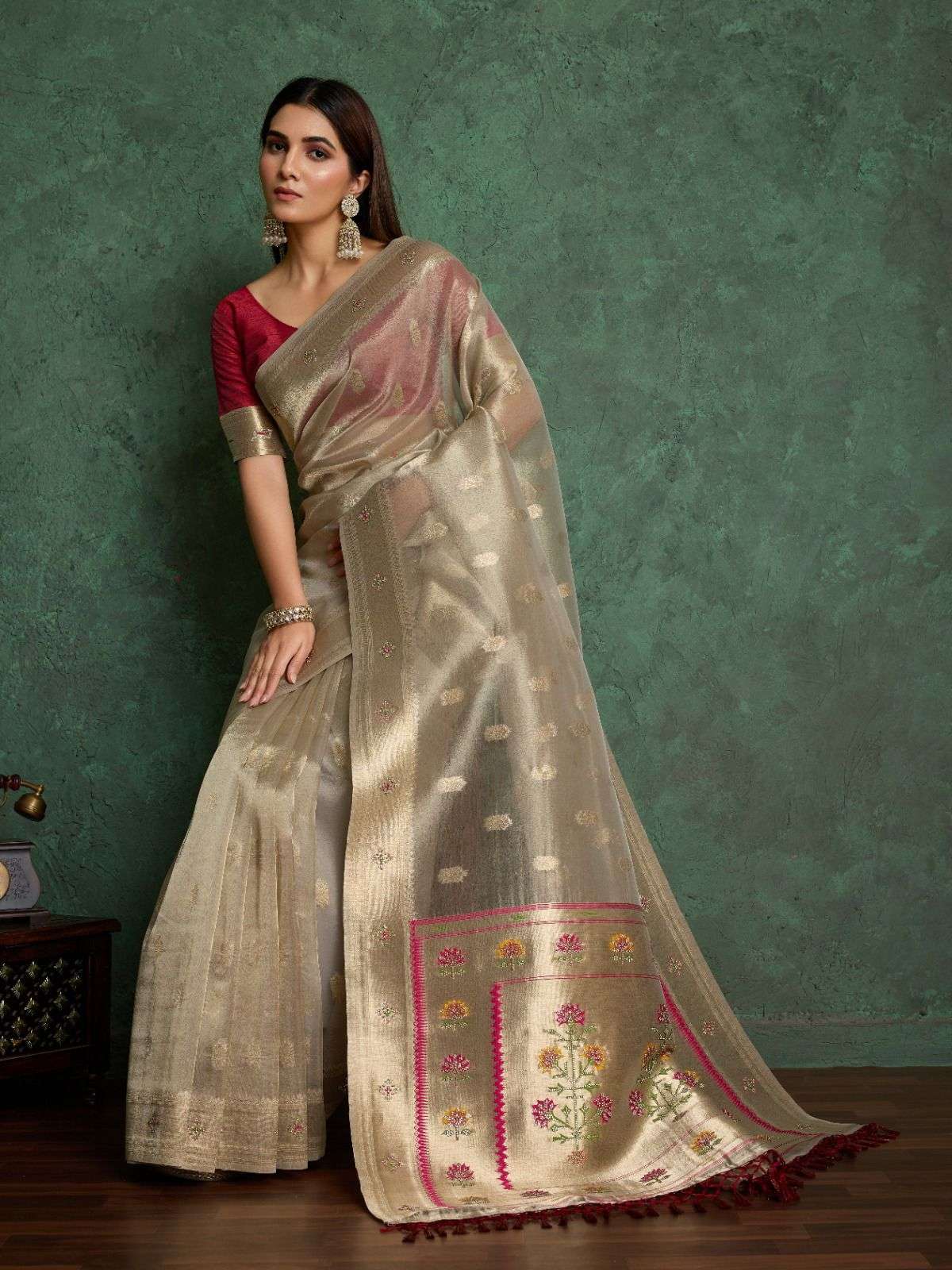 JHARKAN PAITHANI VOL-2 BY ASLIWHOLESALE DESIGNER PURE FANCY SAREES-00178