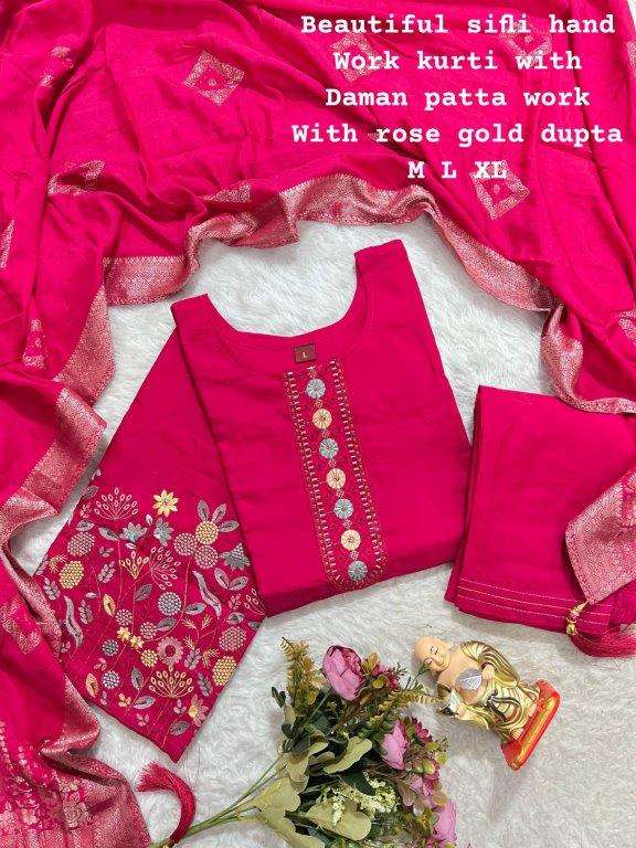 JYOTI VOL-201 BY ASLIWHOLESALE DESIGNER PURE HEAVY VISCOSE EMBROIDERY DRESSES-00233