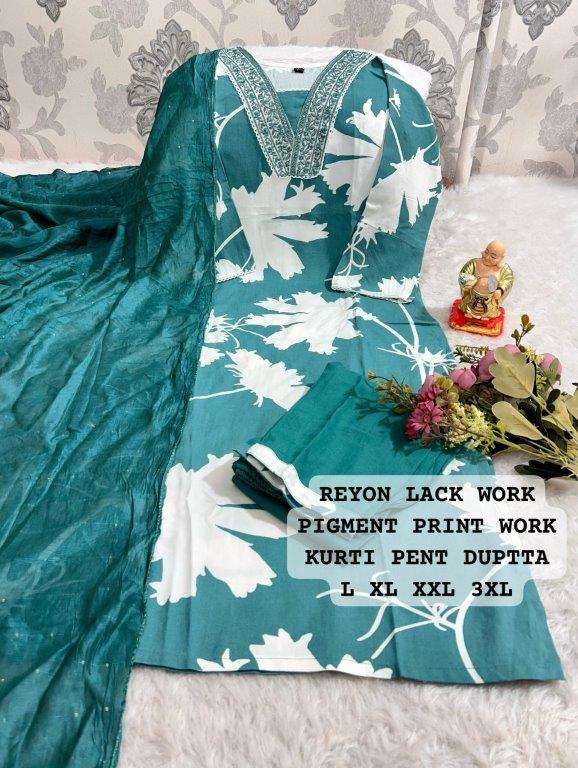 JYOTI VOL-204 BY ASLIWHOLESALE DESIGNER PURE RAYON COTTON PRINTED DRESSES-00233