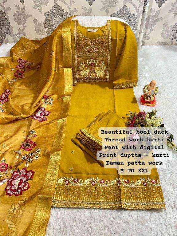 JYOTI VOL-206 BY ASLIWHOLESALE DESIGNER PURE HEAVY VISCOSE MUSLIN EMBROIDERY DRESSES-00233