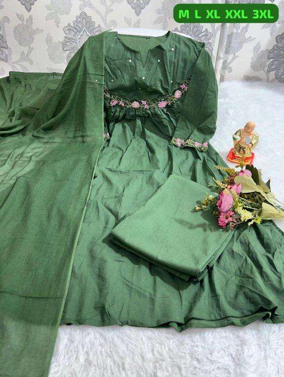 JYOTI VOL-216 BY ASLIWHOLESALE DESIGNER PURE COTTON EMBROIDERY DRESSES-00233