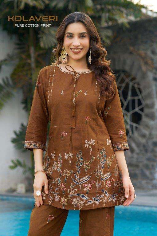 JYOTI VOL-221 BY ASLIWHOLESALE DESIGNER PURE COTTON CO-ORD SET-00233