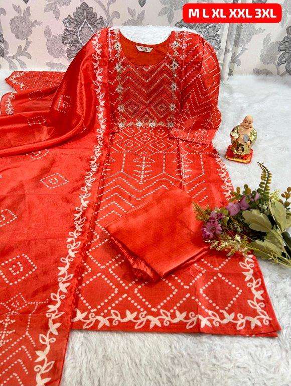 JYOTI VOL-235 BY ASLIWHOLESALE DESIGNER PURE JARNA SILK EMBROIDERY DRESSES-00233