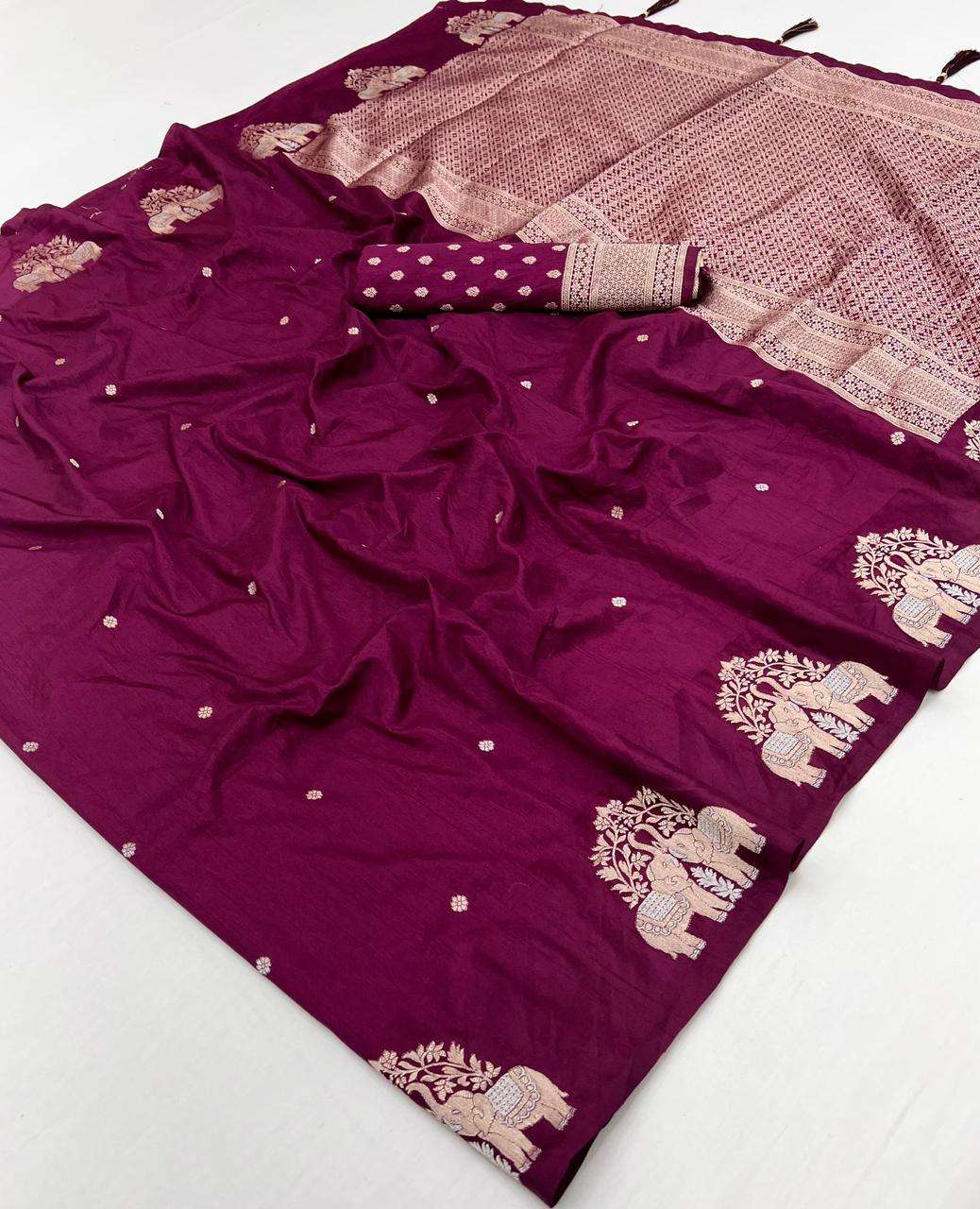 KAIRRA-3 BY ASLIWHOLESALE DESIGNER PURE NYLON MANGO SATIN SAREES-00178