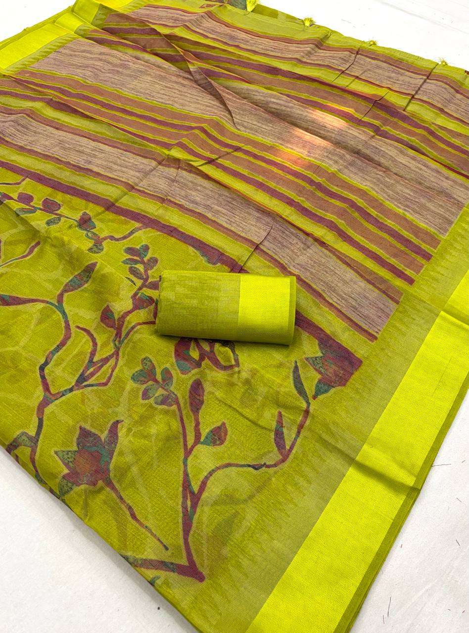 KAJAL VOL-135 BY ASLIWHOLESALE DESIGNE PURE COTTON SILK PRINTED SAREES-00196