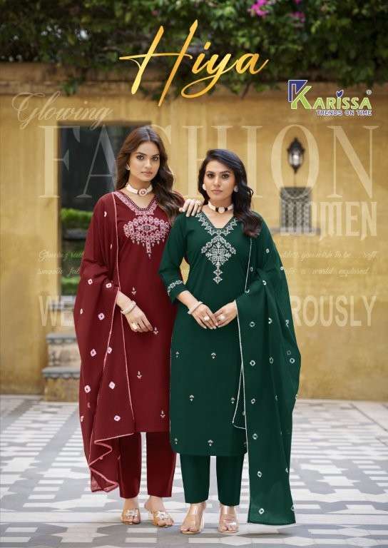 KARRISA HIYA PURE COTTON HAND WORK DRESSES-00140