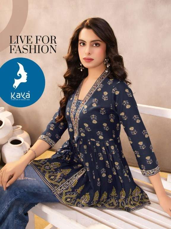 KAYA AAYU PURE COTTON PRINTED KURTIS-00140