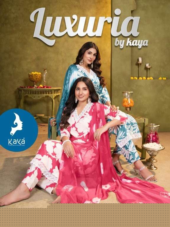 KAYA LUXURIA PURE RAYON PRINTED KURTIS-00140