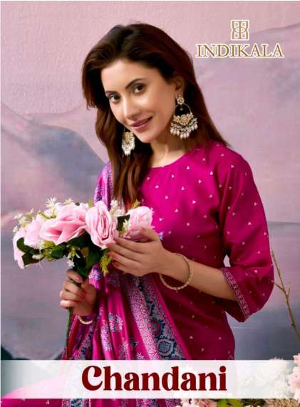 KUSHAL CHANDANI VOL-02 1001 TO 1008 SERIES PURE ROMAN SILK DRESSES-00014