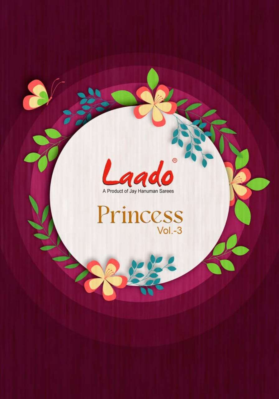 LAADO PRINCESS VOL-03 3001 TO 3010 SERIES PURE COTTON PRINTED DRESSES-00015