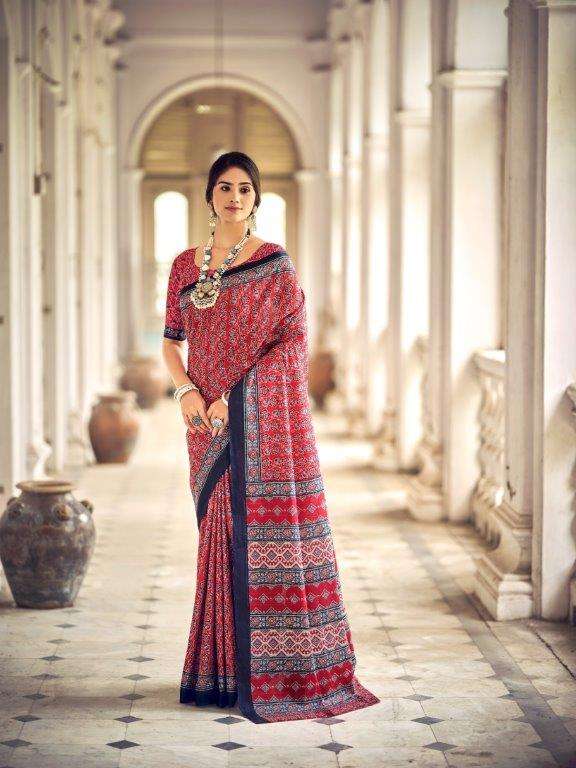 LAVANYA VOL-40 BY ASLIWHOLESALE DESIGNER PURE COTTON PRINTED SAREES-00102