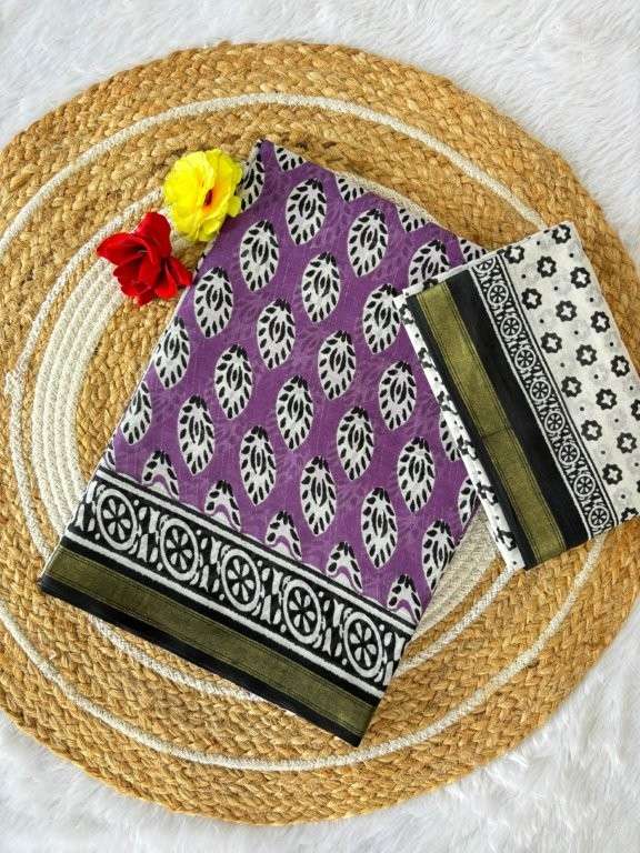 LAVANYA VOL-53 BY ASLIWHOELSALE DESIGNER PURE COTTON PRINTED SAREES-00102