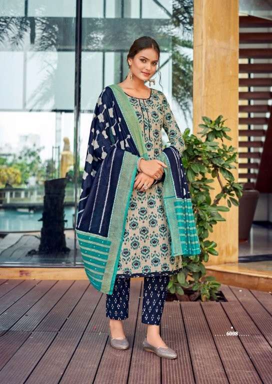 LAVANYA VOL-59 BY ASLIWHOLESALE DESIGNER PURE COTTON PRINTED DRESS-00102