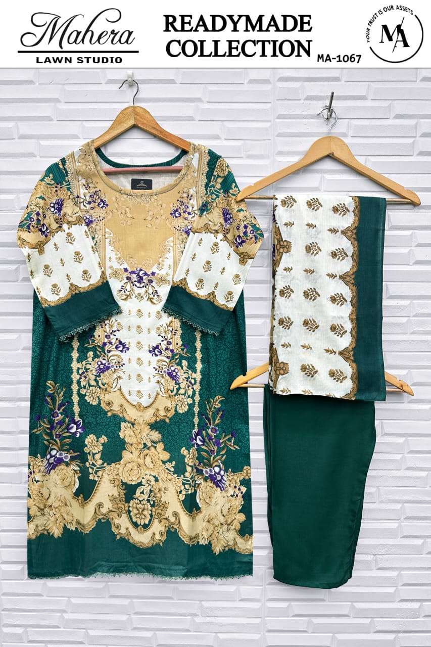 MAHERA LAWN STUDIO MA-1067 TO 1072 SERIES PURE LAWN COTTON EMBROIDERY PRINTED DRESSES-00245