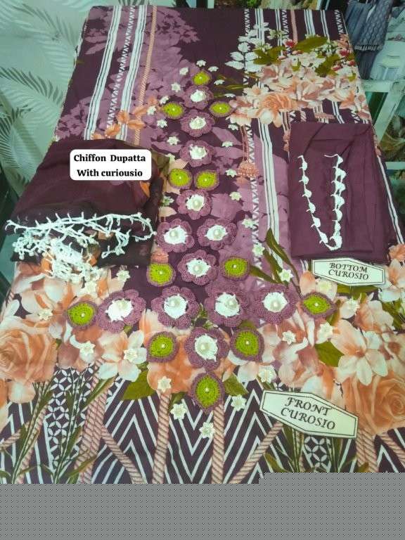 MALIKA VOL-62 BY ASLIWHOLESALE DESIGNER PURE LAWN COTTON PAKISTANI DRESSES-00022