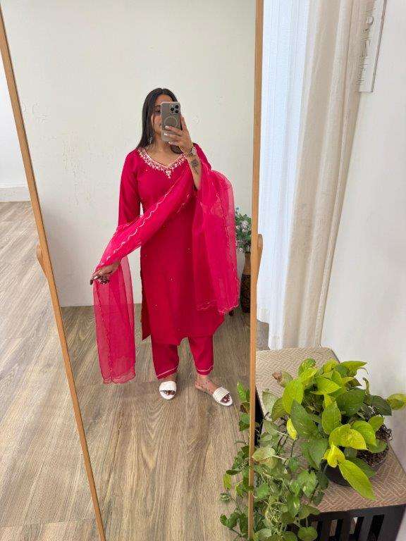 MARIA DN-470 BY ASLIWHOLESALE DESIGNER PURE COTTON EMBROIDERY DRESSES-00232