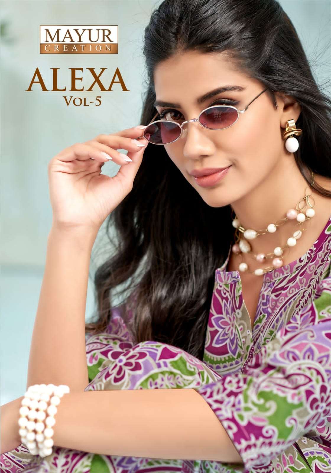 MAYUR CREATION ALEXA VOL-5 5001 TO 5010 SERIES PURE COTTON PRINTED CO-ORD SET-00015