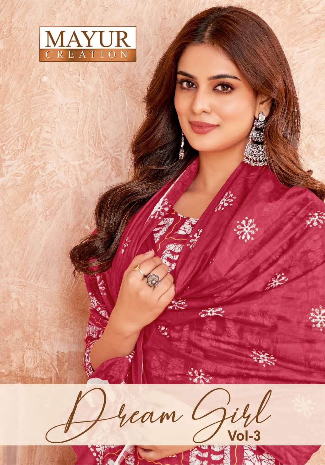 MAYUR CREATION DREAM GIRL VOL-3 3001 TO 3010 SERIES PURE COTTON PRINTED DRESSES-00015