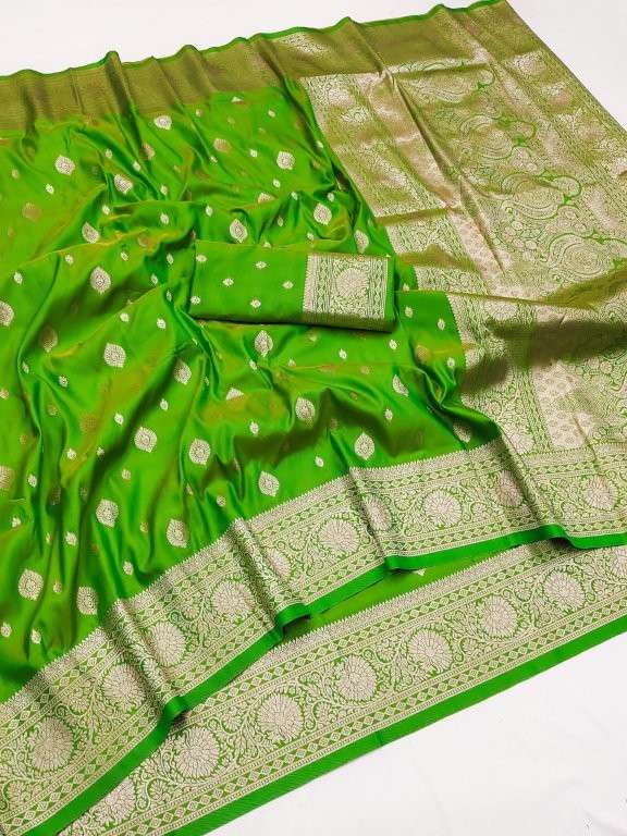 MB-3285 COLOUR BY ASLIWHOLESALE DESIGNER PURE BANARASI SILK SAREES-00049