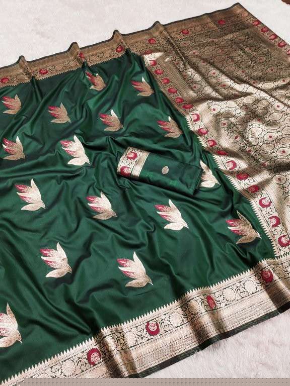 MB-3304 COLOUR BY ASLIWHOLESALE DESIGNER PURE BANARASI SILK SAREES-00049
