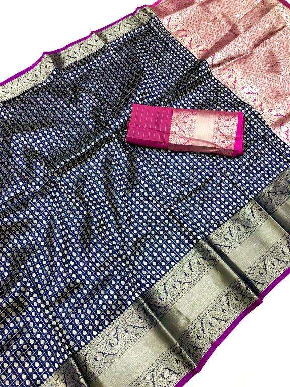 MEENA BY ASLIWHOLESALE PURE SILK SAREES -00230
