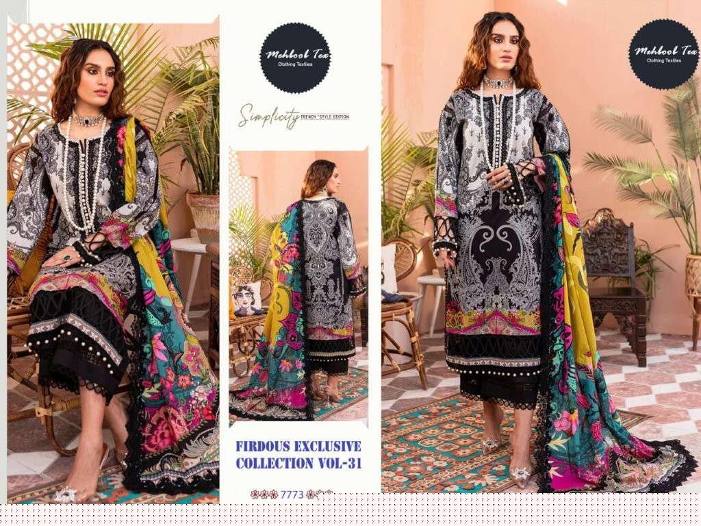 MEHBOOB TEX M-1340 PURE HEAVY COTTON PRINTED PAKISTANI DRESSES-00062