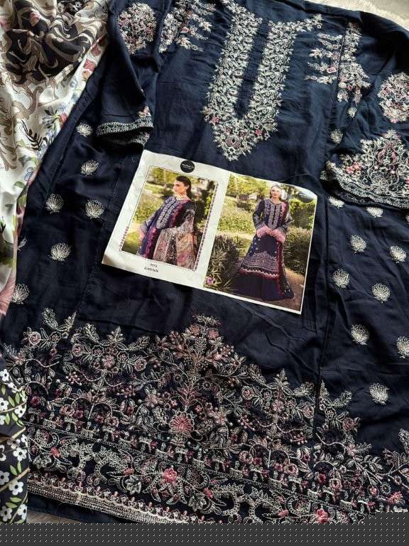 MEHBOOB TEX M-1626 COLOUR PURE COTTON EMBROIDERY PAKISTANI DRESS-00071