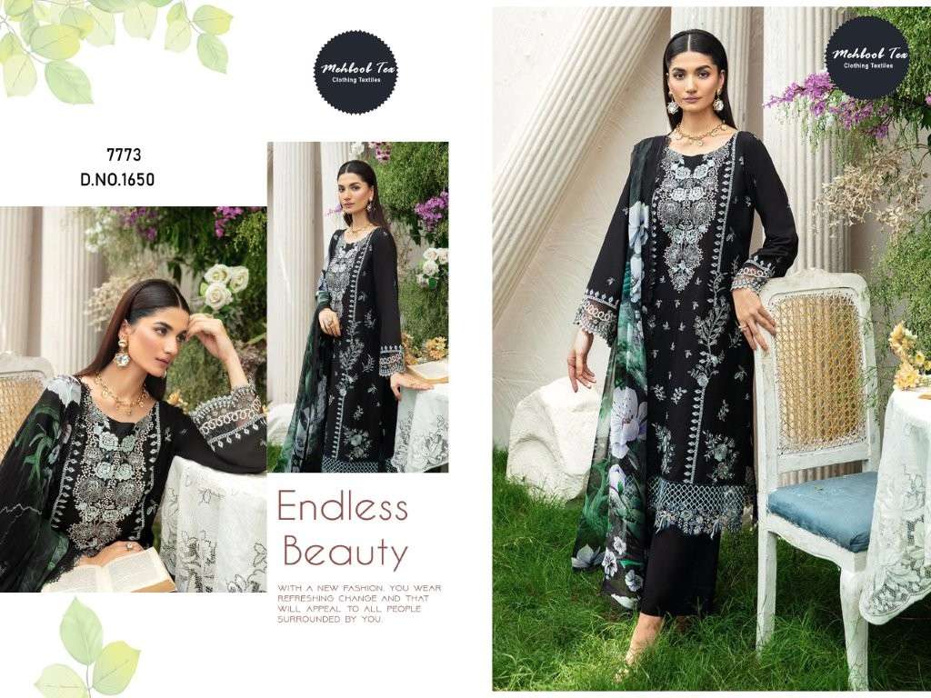 MEHBOOB TEX M-1650 COLOUR HEAVY EMBROIDERY PAKISTANI DRESS-00071