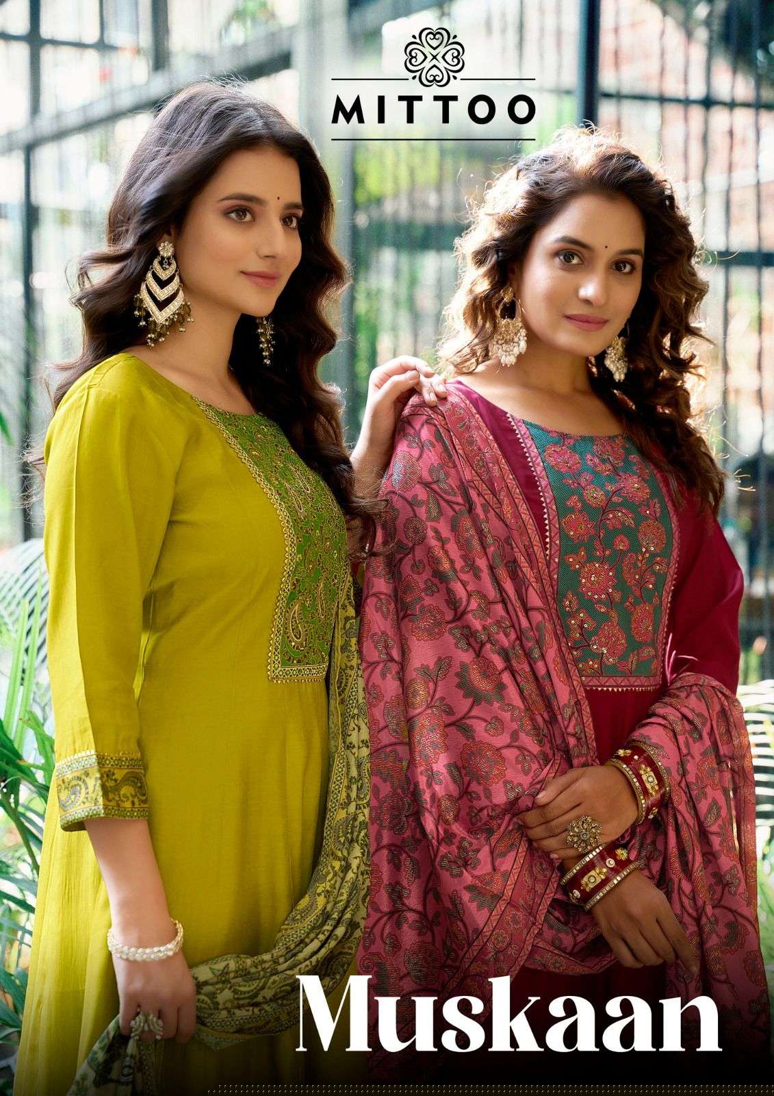 MITTOO MUSKAAN 1001 TO 1006 SERIES PURE SILK DRESSES-00014