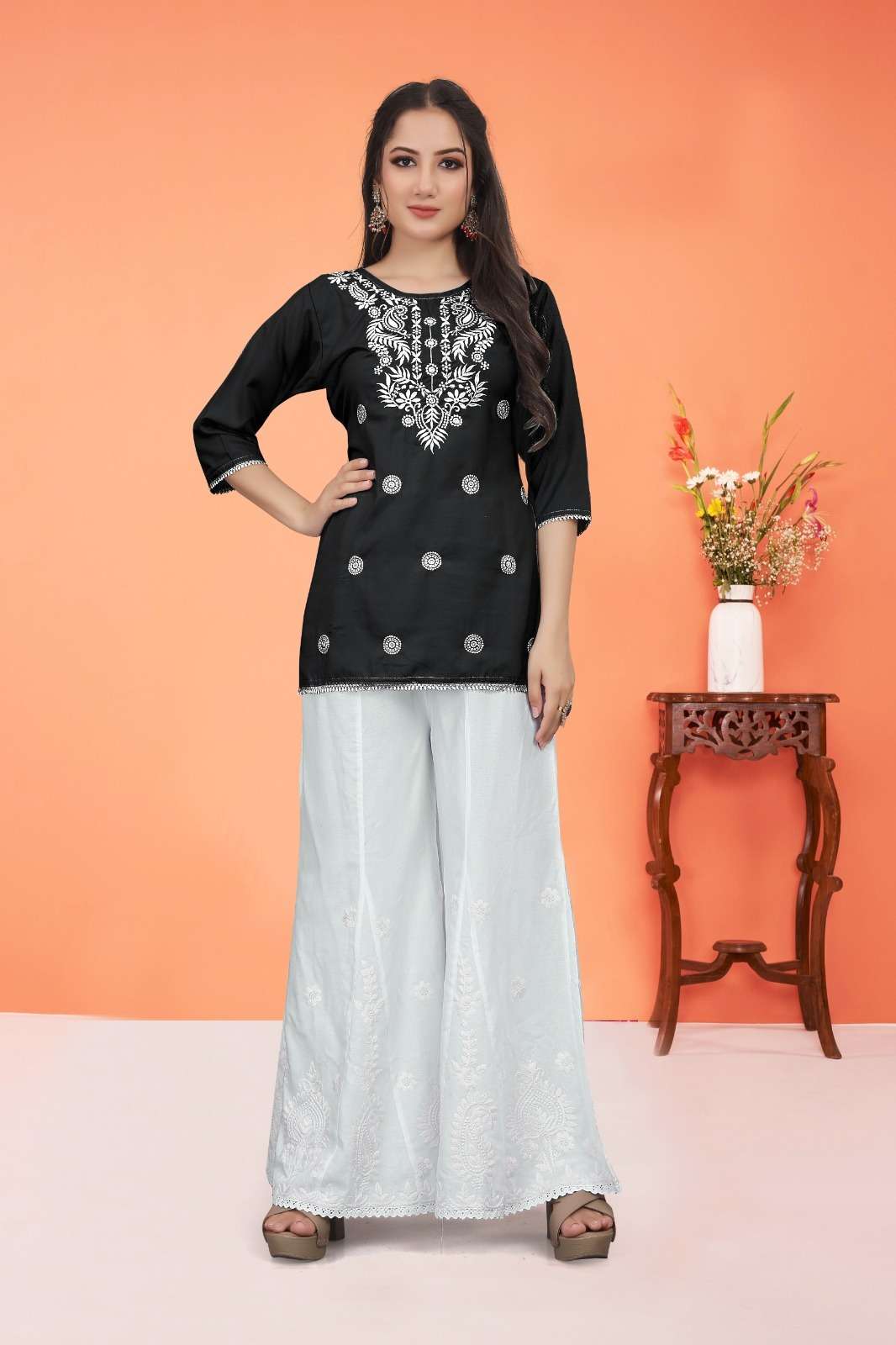 MONEY VOL-2 BY ASLIWHOLESALE DESIGNER PURE RAYON CHIKANKARI EMBROIDERY KURTIS-00265