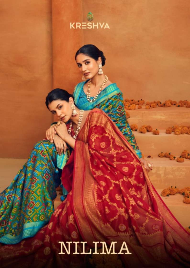 NILIMA BY KRESHVA 1033 TO 1038 SERIES PURE GEORGTTE SAREES-00137