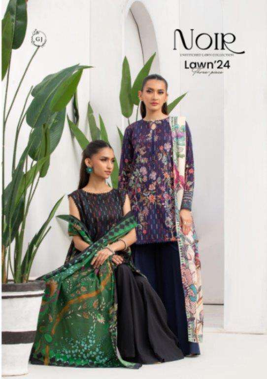 NOIR BY ASLIWHOLESALE DESIGNER PURE LAWN PRINTED DRESSES-00201
